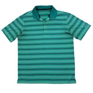Nike Dri-fit Polo Mens Large Preppy Casual Lightweight Wick Golf Shirt Stretch